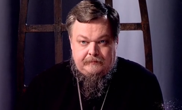 Протоиерей Всеволод Чаплин в эфире телеканала "Дождь"